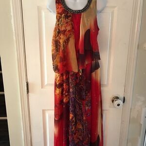 NWT Bohemian Cafe Size M Stunning Maxi Dress!